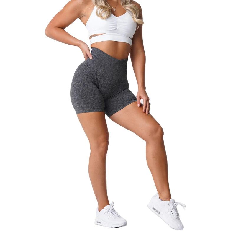 Nvgtn Seamless Pro Shorts Spandex Shorts Woman Fitness Elastic Breathable Hip-lifting Leisure Sports Running