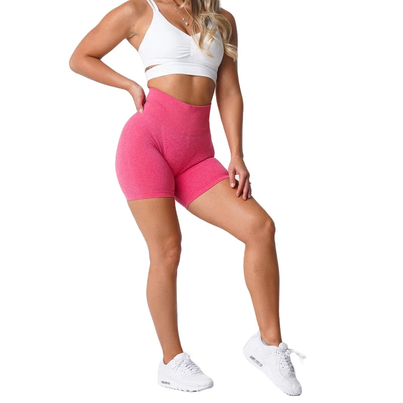 Nvgtn Seamless Pro Shorts Spandex Shorts Woman Fitness Elastic Breathable Hip-lifting Leisure Sports Running